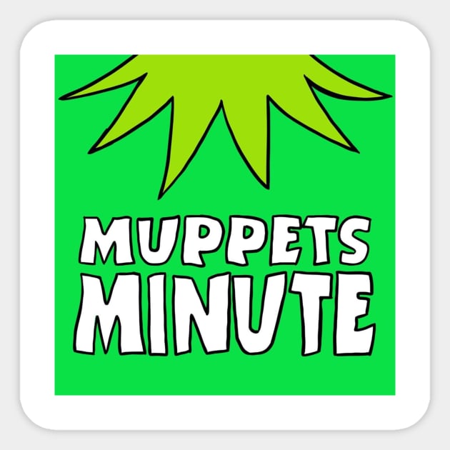 Muppets Minute Podcast Logo Sticker by JWNzwXNz6syQtxh4yvnk